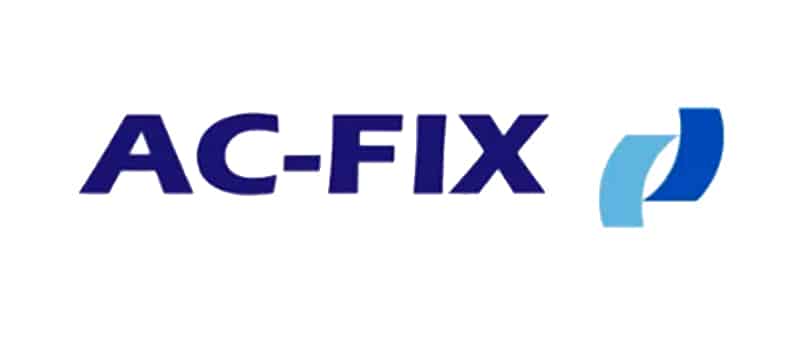 AC-FIX logo, an air conditioning and heating partner of Legom