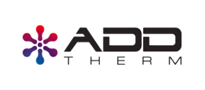 ADD-Therm logo, an underfloor heating brand partnered with Legom
