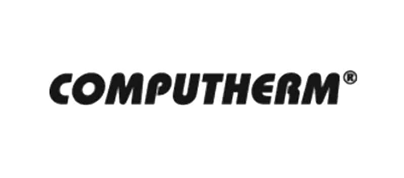 Computherm logo, a heating control brand partnered with Legom for room thermostats