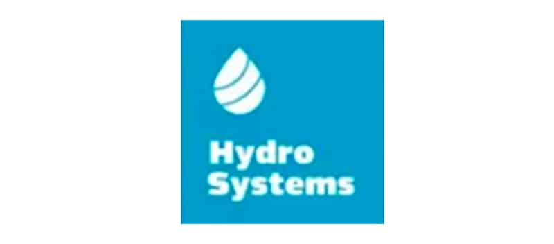 Hydro System logo, a hydronic heating brand partnered with Legom