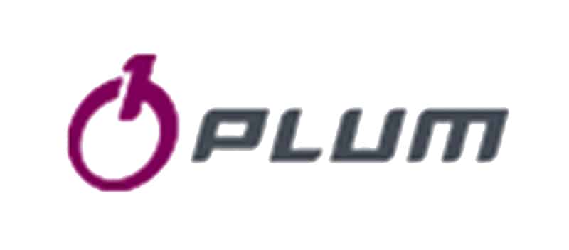 PLUM logo, a heating controls partner of Legom underfloor heating systems