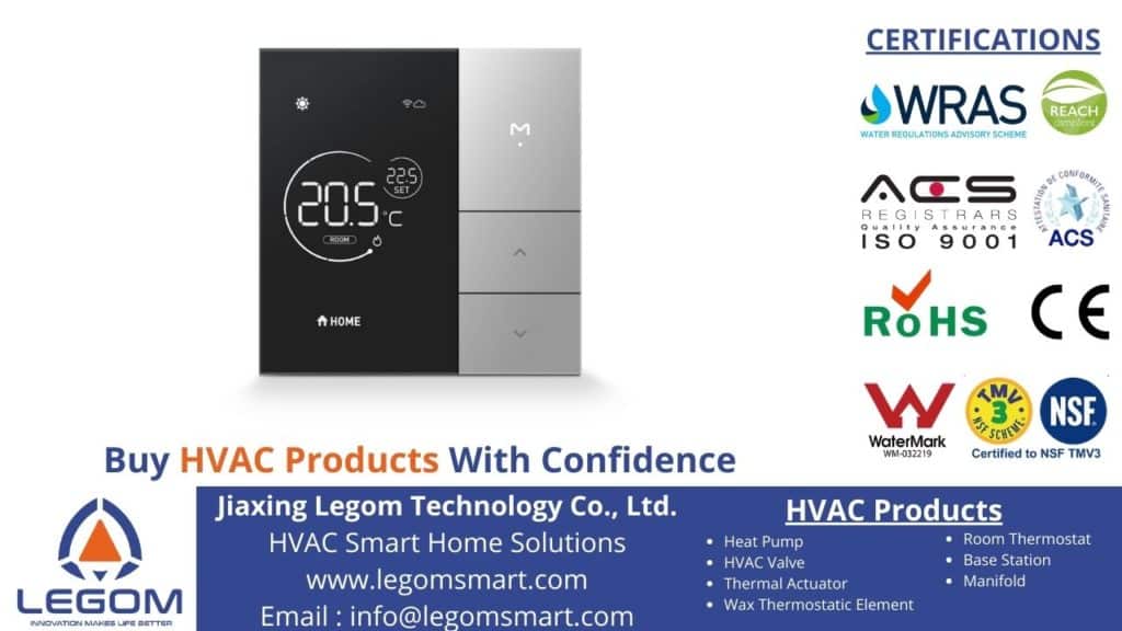 M2 Water Heating Room Thermostat with WIFI, Hydronic thermostat