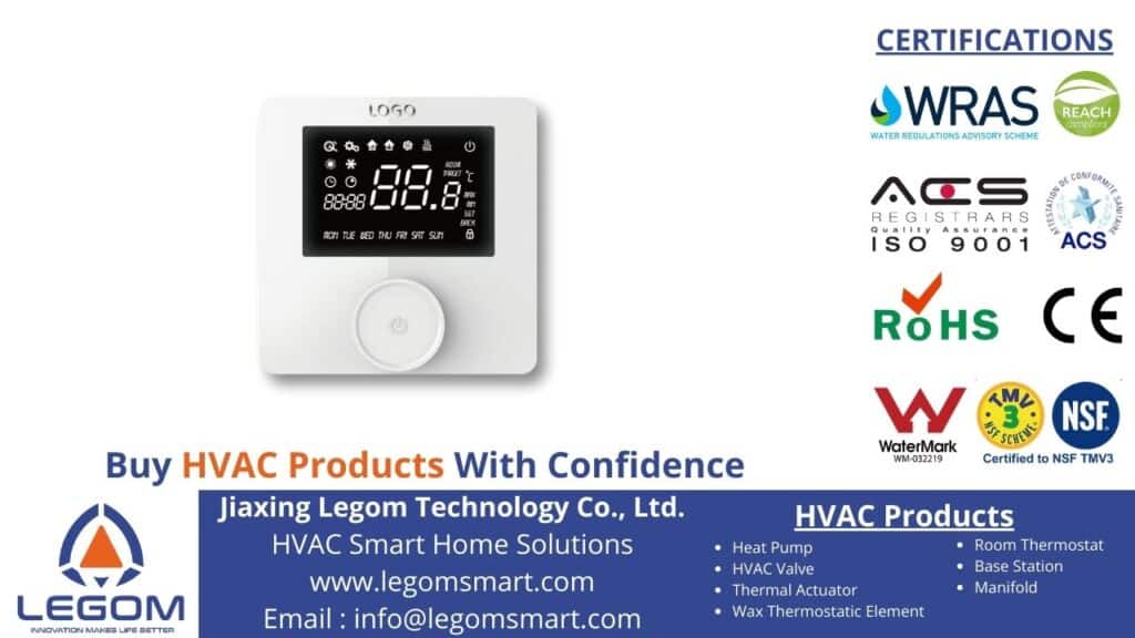 Apus room thermostat with NTC Sensor 100K 1%