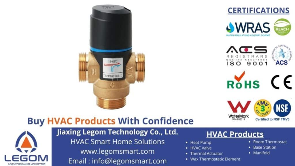 Temperature Control Valve for Underfloor Heating