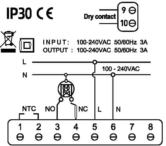British standard single heating