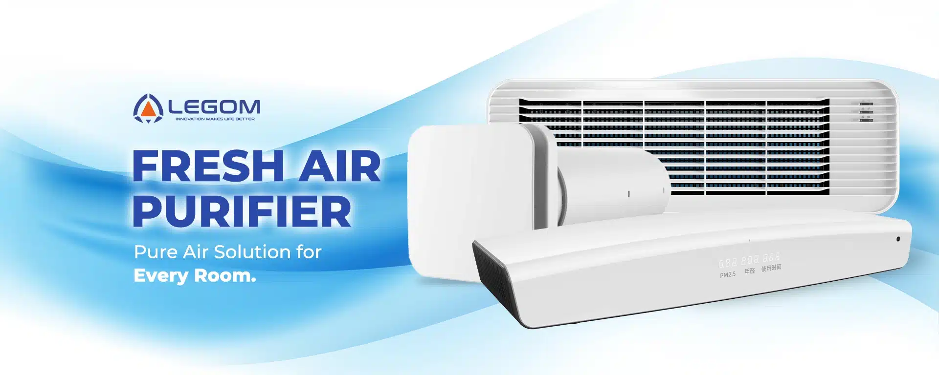 Legom air purifier range with HEPA, activated carbon, and UV-C filtration technologies