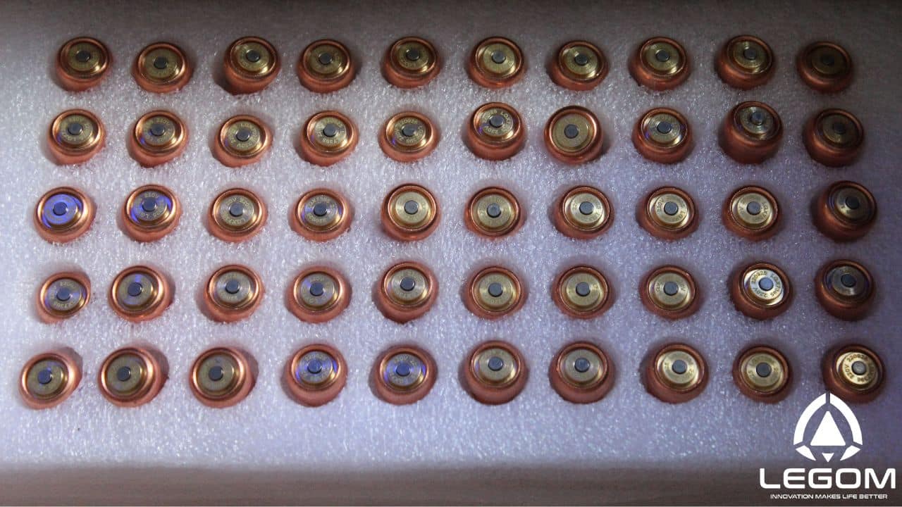 Finished wax thermostatic elements produced by Legom
