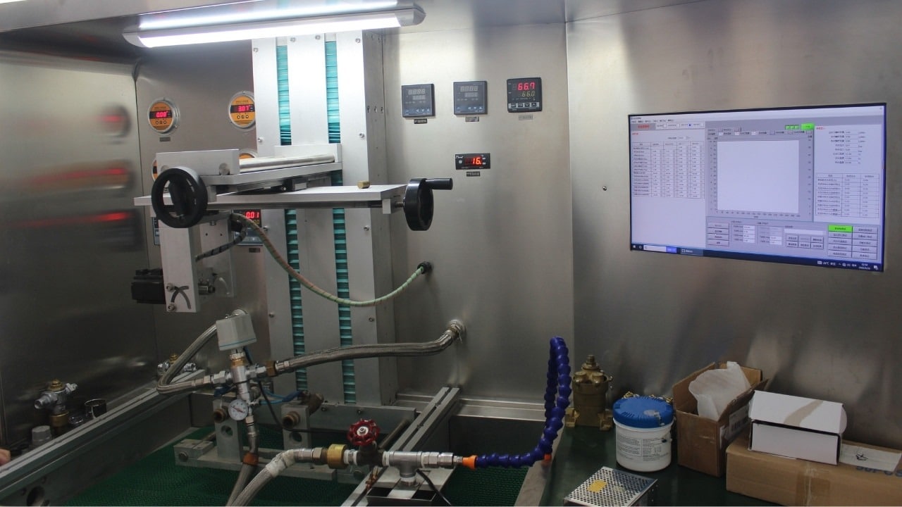 HVAC valve automated test station — Legom manufacturing