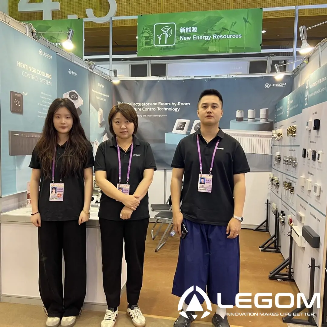 Legom team at the Canton Fair 2025 booth