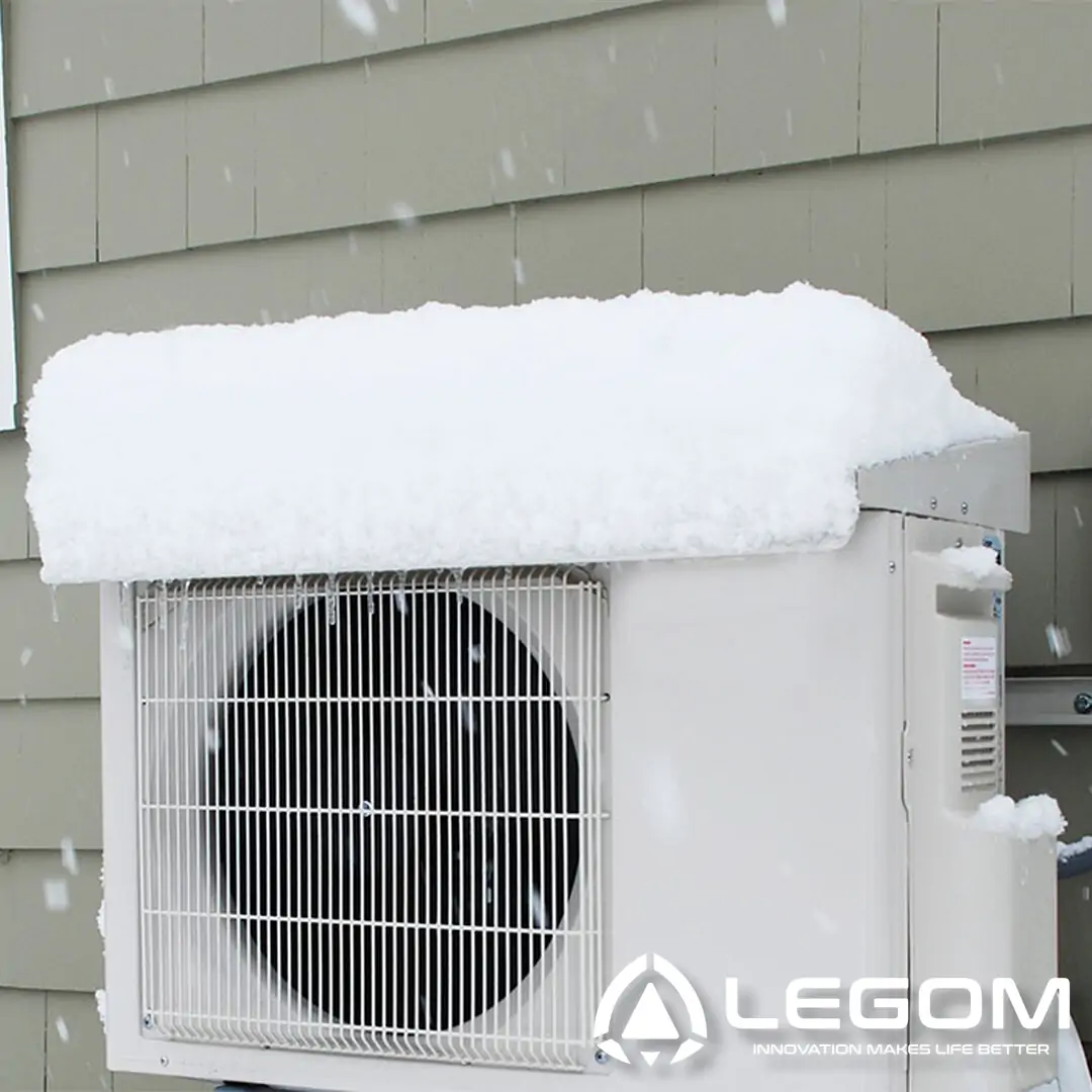 Legom heat pump winter installation