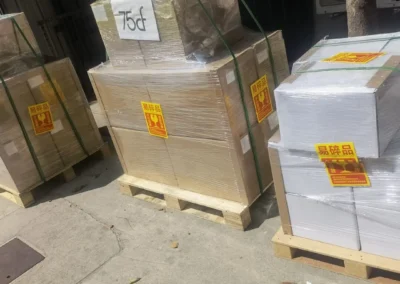 legom palletized shipment ready dispatch
