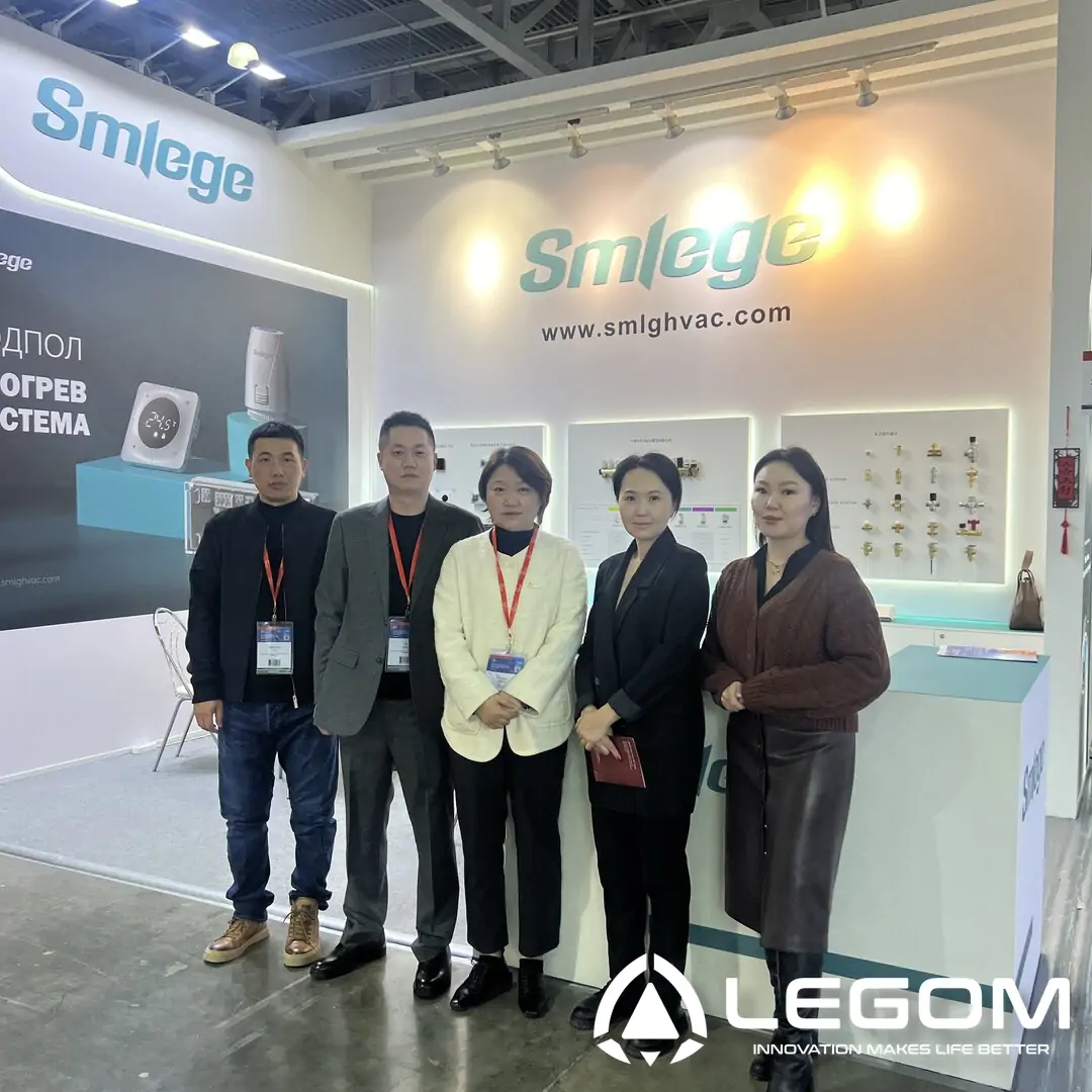 Legom team at the HVAC exhibition in Russia